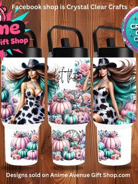 Let Them Fall 30oz Stainless Steel Tumbler